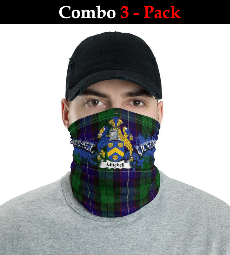 Mitchell Tartan Crest Neck Gaiter - Bandana