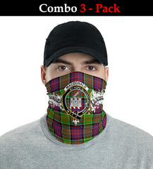 Macdonald Of Ralnad Tartan Crest Neck Gaiter - Bandana