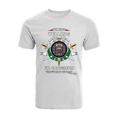 Congilton Tartan Crest T-shirt - I'm not yelling style