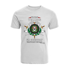 Connolly Tartan Crest T-shirt - I'm not yelling style