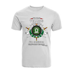 Connor Tartan Crest T-shirt - I'm not yelling style