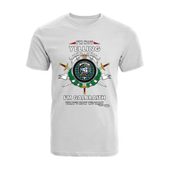 Galbraith Tartan Crest T-shirt - I'm not yelling style