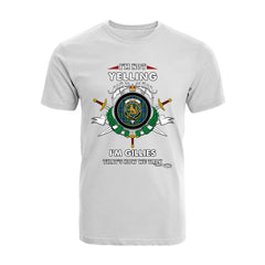 Gillies Tartan Crest T-shirt - I'm not yelling style