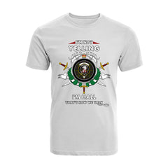 Hall Tartan Crest T-shirt - I'm not yelling style