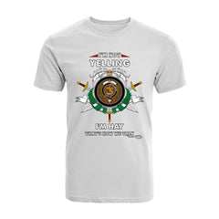 Hay Tartan Crest T-shirt - I'm not yelling style