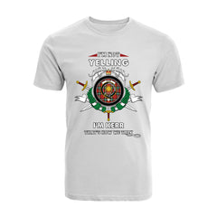 Kerr Ancient Tartan Crest T-shirt - I'm not yelling style