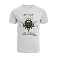 Logan Modern Tartan Crest T-shirt - I'm not yelling style