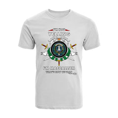 MacCallum Tartan Crest T-shirt - I'm not yelling style