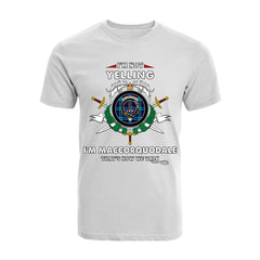 MacCorquodale Tartan Crest T-shirt - I'm not yelling style