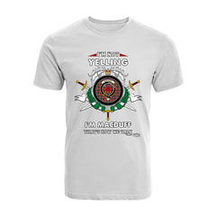 MacDuff Tartan Crest T-shirt - I'm not yelling style