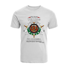 MacGill Tartan Crest T-shirt - I'm not yelling style