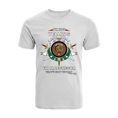 MacGregor Tartan Crest T-shirt - I'm not yelling style