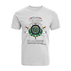 MacInnes Tartan Crest T-shirt - I'm not yelling style