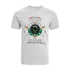 Mackie Tartan Crest T-shirt - I'm not yelling style