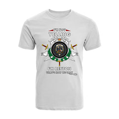 Renton Tartan Crest T-shirt - I'm not yelling style