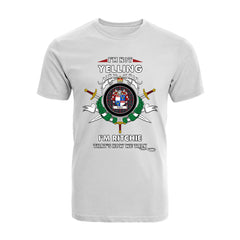 Ritchie Tartan Crest T-shirt - I'm not yelling style