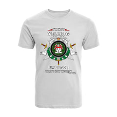 Slade Tartan Crest T-shirt - I'm not yelling style