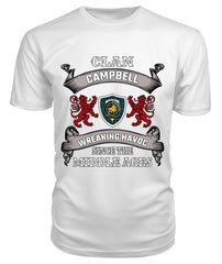 Campbell Ancient Family Tartan - 2D T-shirt