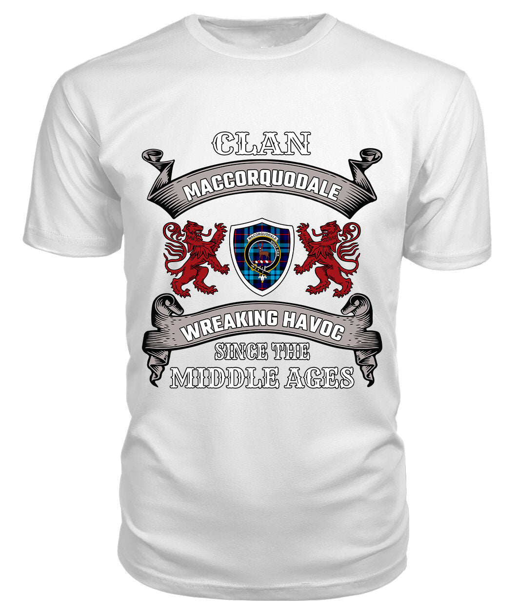 MacCorquodale Family Tartan - 2D T-shirt