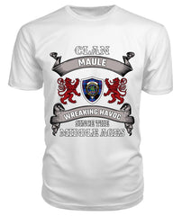 Maule Family Tartan - 2D T-shirt