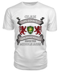 Mc Donald Family Tartan - 2D T-shirt