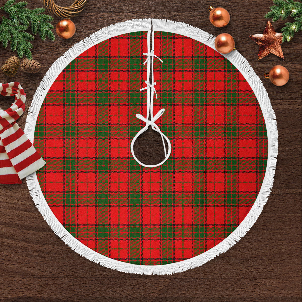 Adair Modern Tartan Christmas Tree Skirt