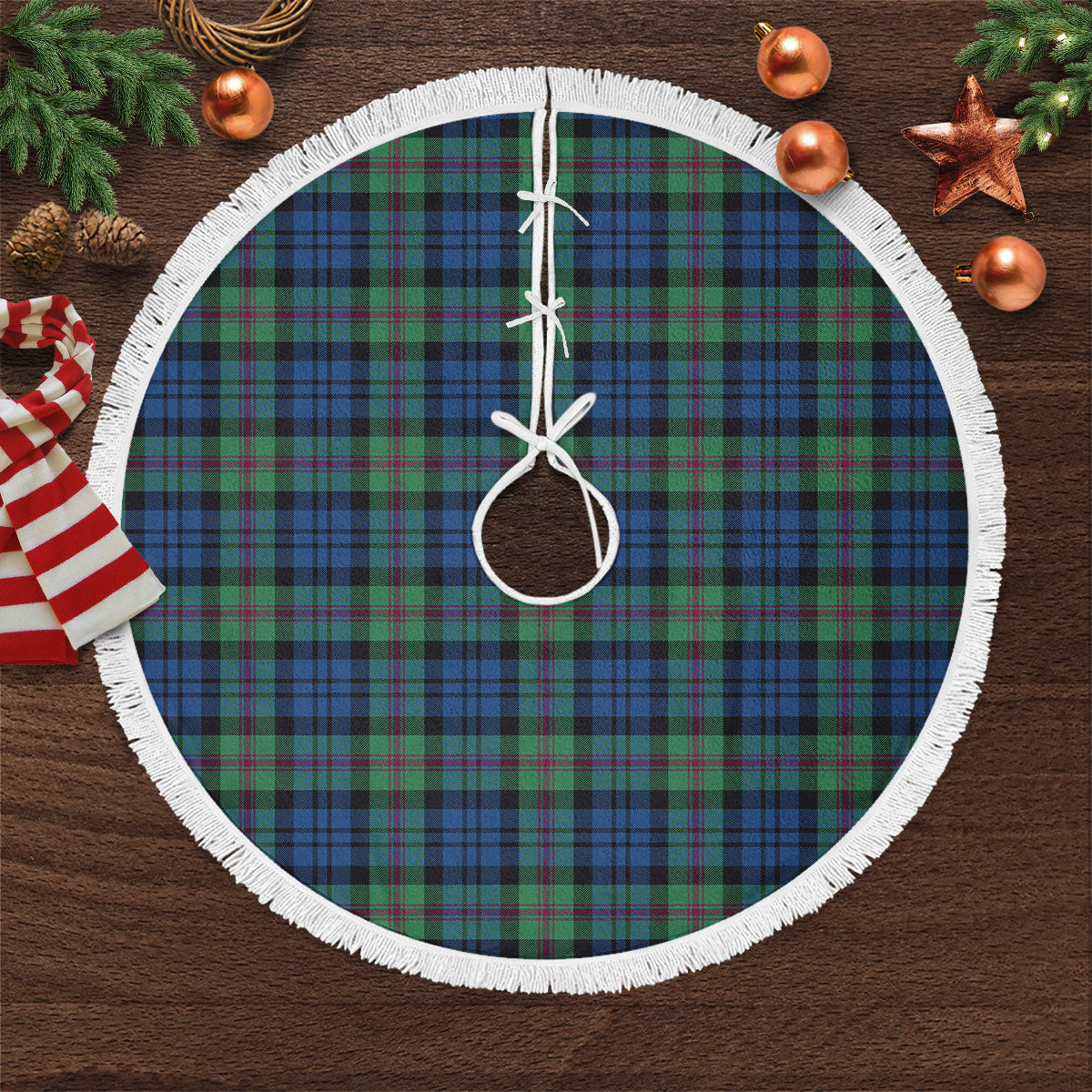 Baird Ancient Tartan Christmas Tree Skirt