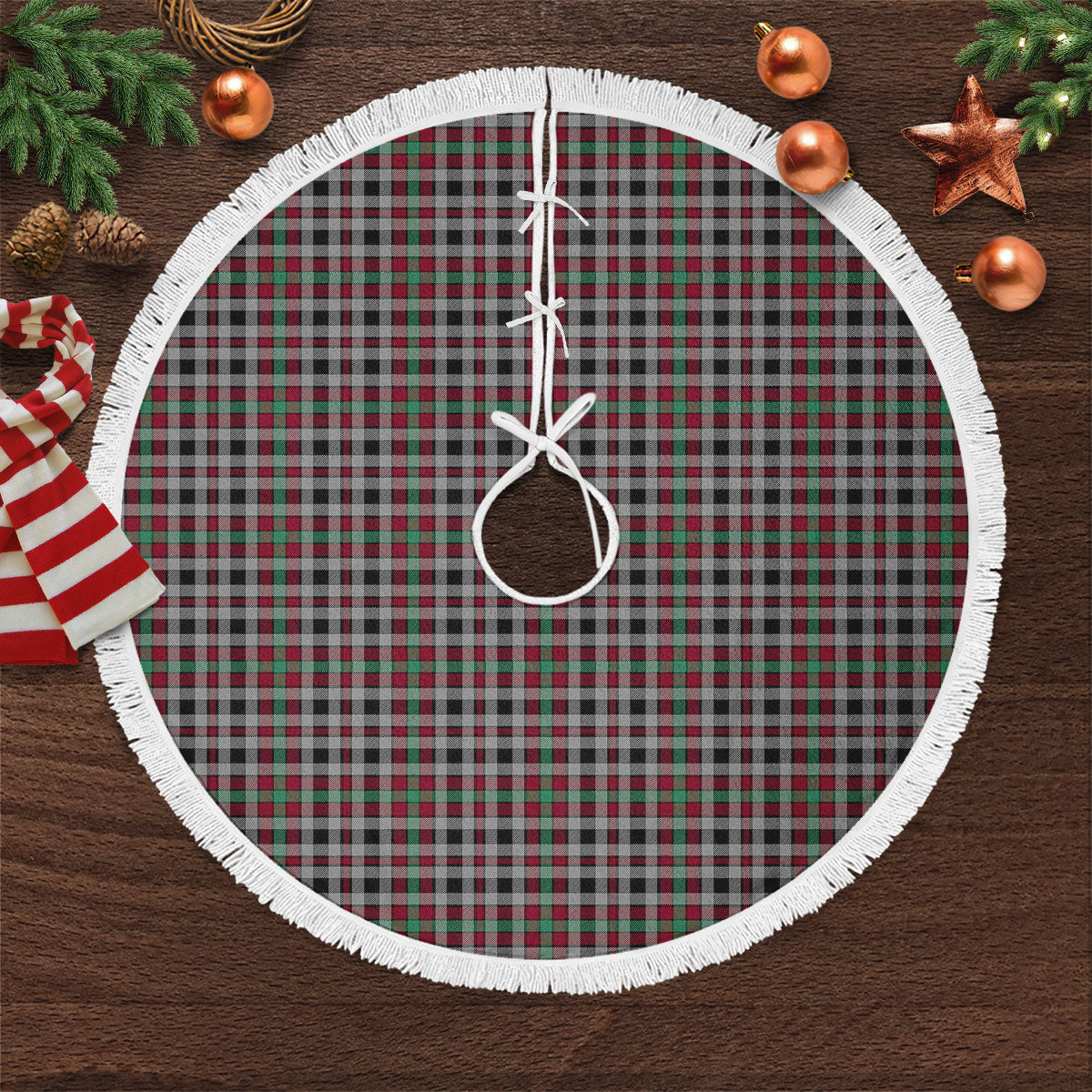 Borthwick Ancient Tartan Christmas Tree Skirt