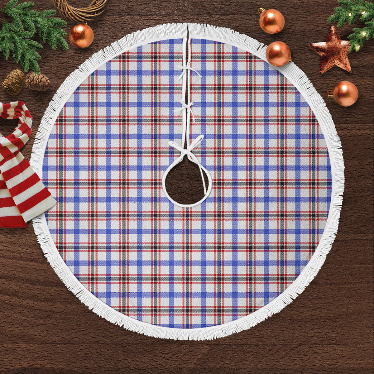 Boswell Modern Tartan Christmas Tree Skirt