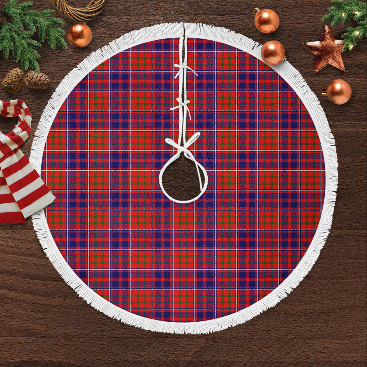 Cameron of Lochiel Modern Tartan Christmas Tree Skirt