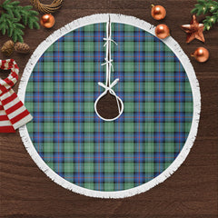 Sutherland Old Ancient Tartan Christmas Tree Skirt