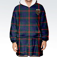 Agnew Modern Tartan Hoodie Blanket