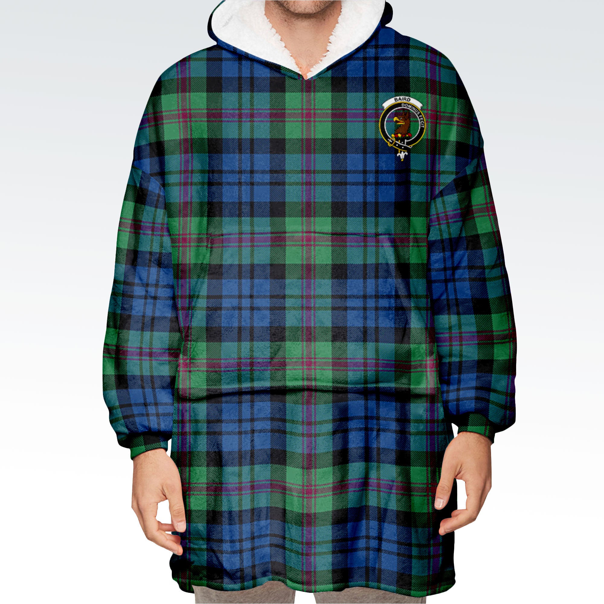 Baird Ancient Tartan Hoodie Blanket