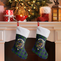 Bannatyne Tartan Crest Christmas Stocking