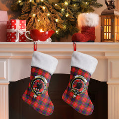 Tweedie Tartan Crest Christmas Stocking