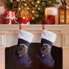 Wedderburn Tartan Crest Christmas Stocking