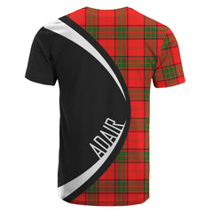 Adair Modern Tartan Crest T-shirt - Circle Style