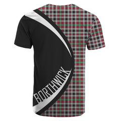 Borthwick Ancient Tartan Crest T-shirt - Circle Style