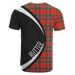 Butter Tartan Crest T-shirt - Circle Style