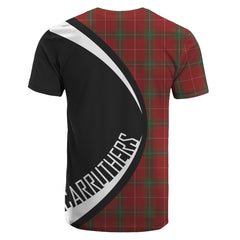 Carruthers Tartan Crest T-shirt - Circle Style