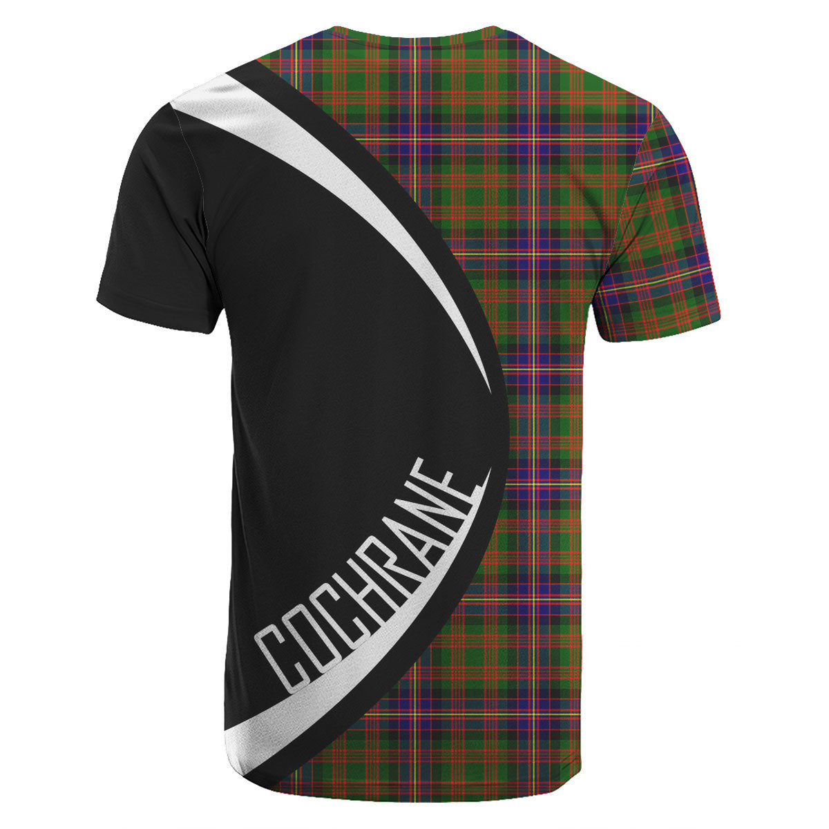 Cochrane Modern Tartan Crest T-shirt - Circle Style