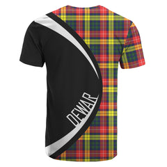 Dewar Tartan Crest T-shirt - Circle Style