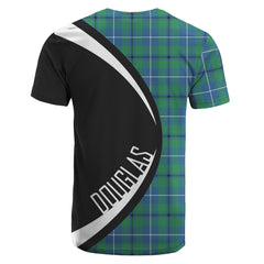 Douglas Ancient Tartan Crest T-shirt - Circle Style