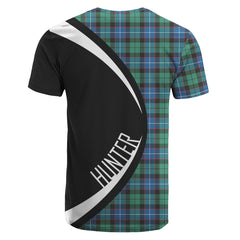Hunter Ancient Tartan Crest T-shirt - Circle Style