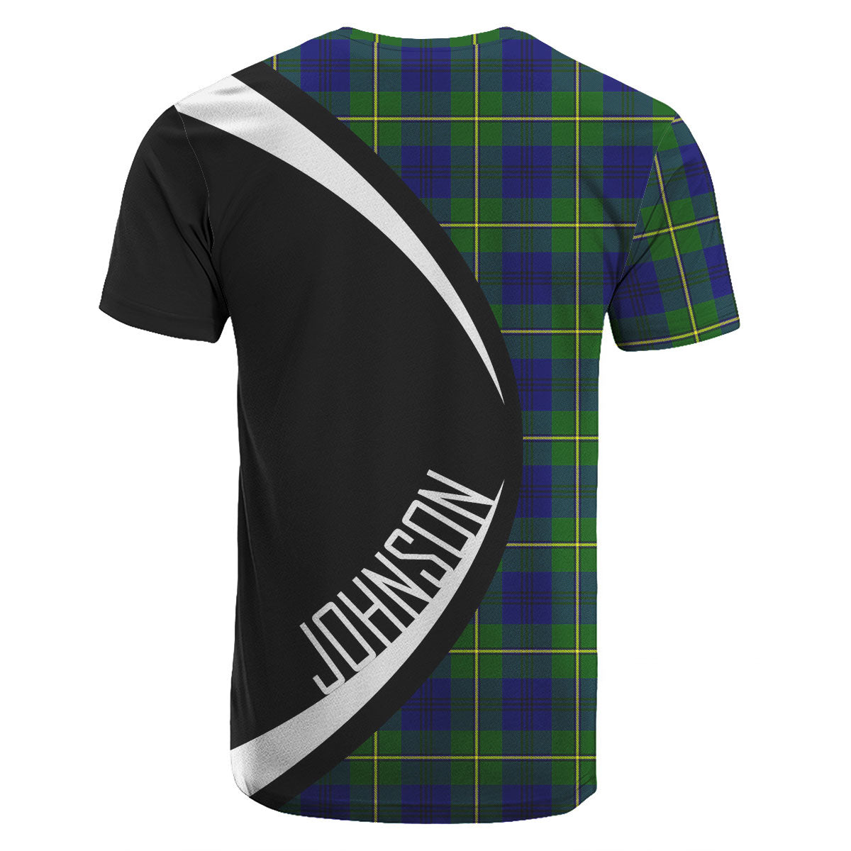 Johnson Modern Tartan Crest T-shirt - Circle Style