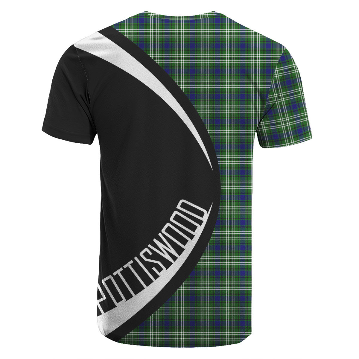 Spottiswood Tartan Crest T-shirt - Circle Style