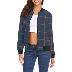 Agnew Family Modern Tartan Bomber Jacket