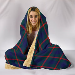 Agnew Family Modern Tartan Hooded Blanket