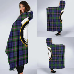 Baird Family Tartan Crest Hooded Blanket