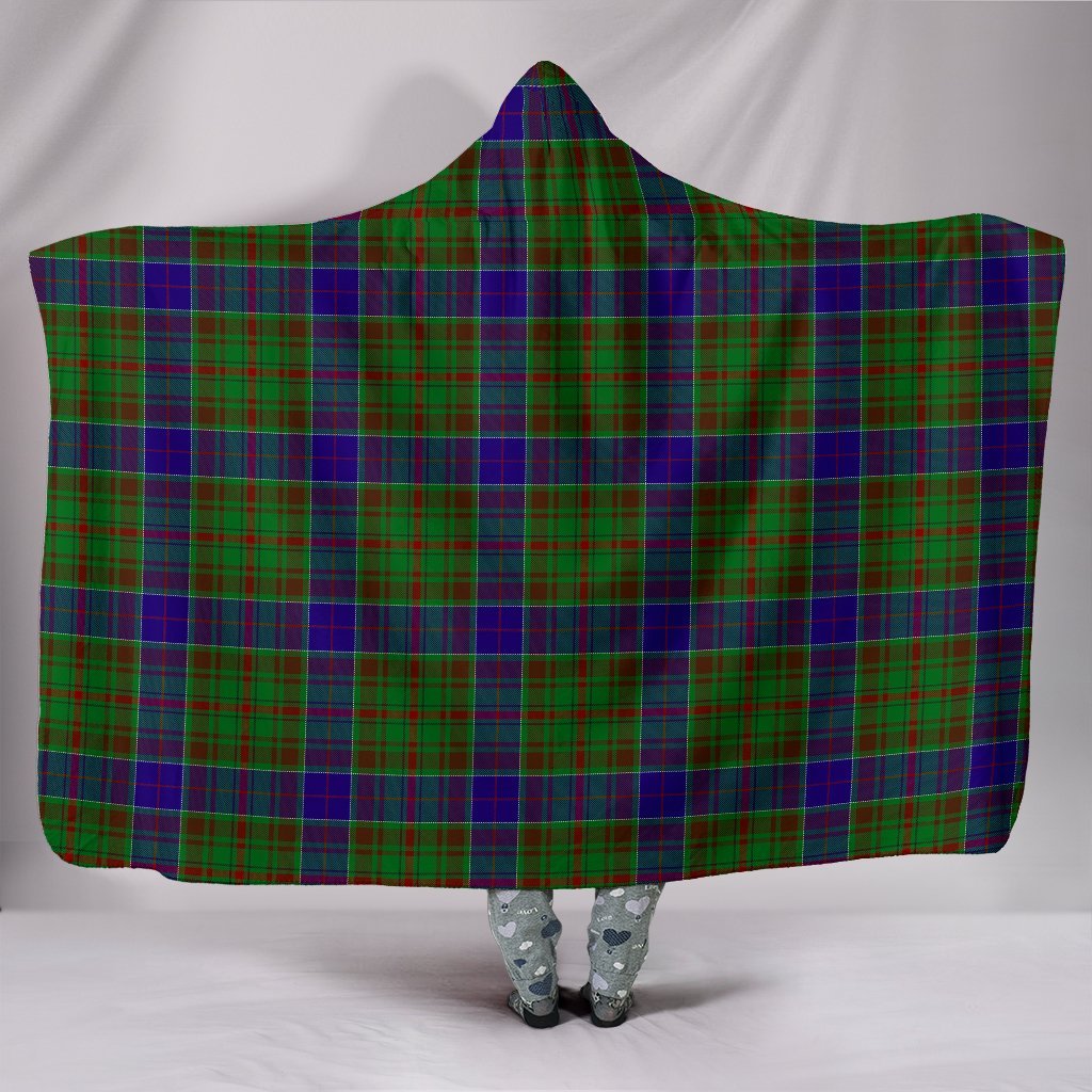 Adam Family Tartan Hooded Blanket